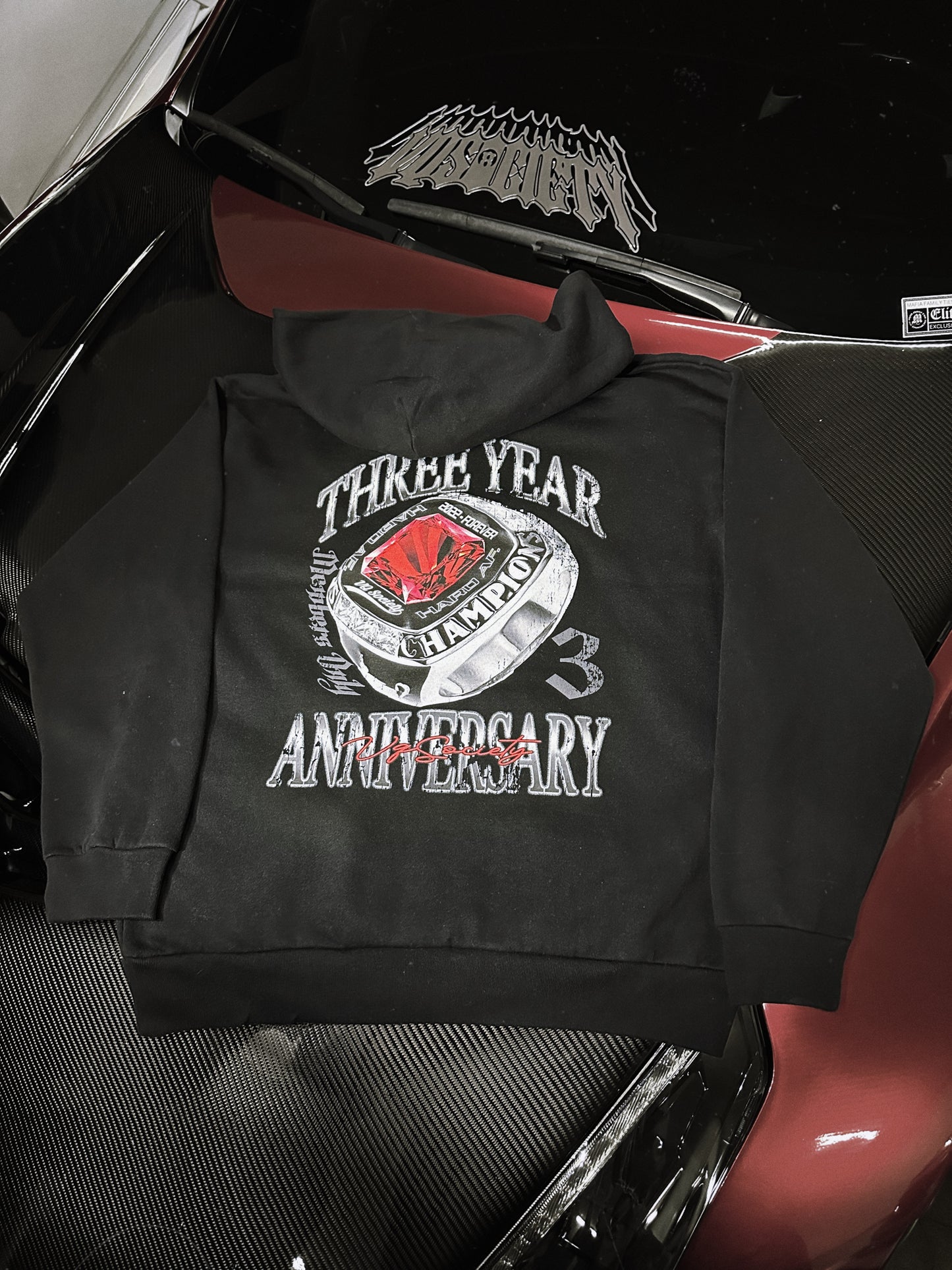 3 YEARS ANNIVERSARY HOODIE