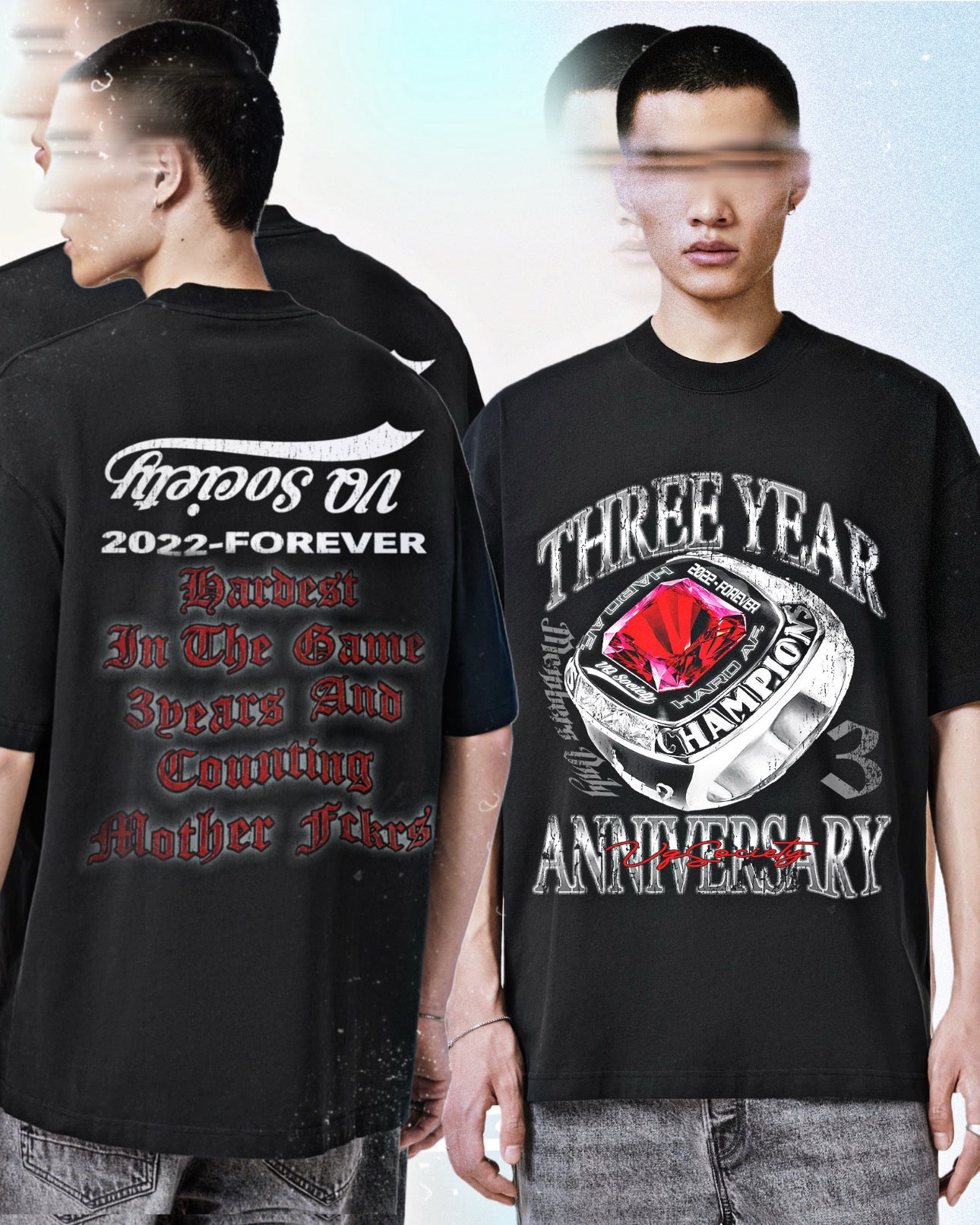 3 YEARS ANNIVERSARY T-SHIRT