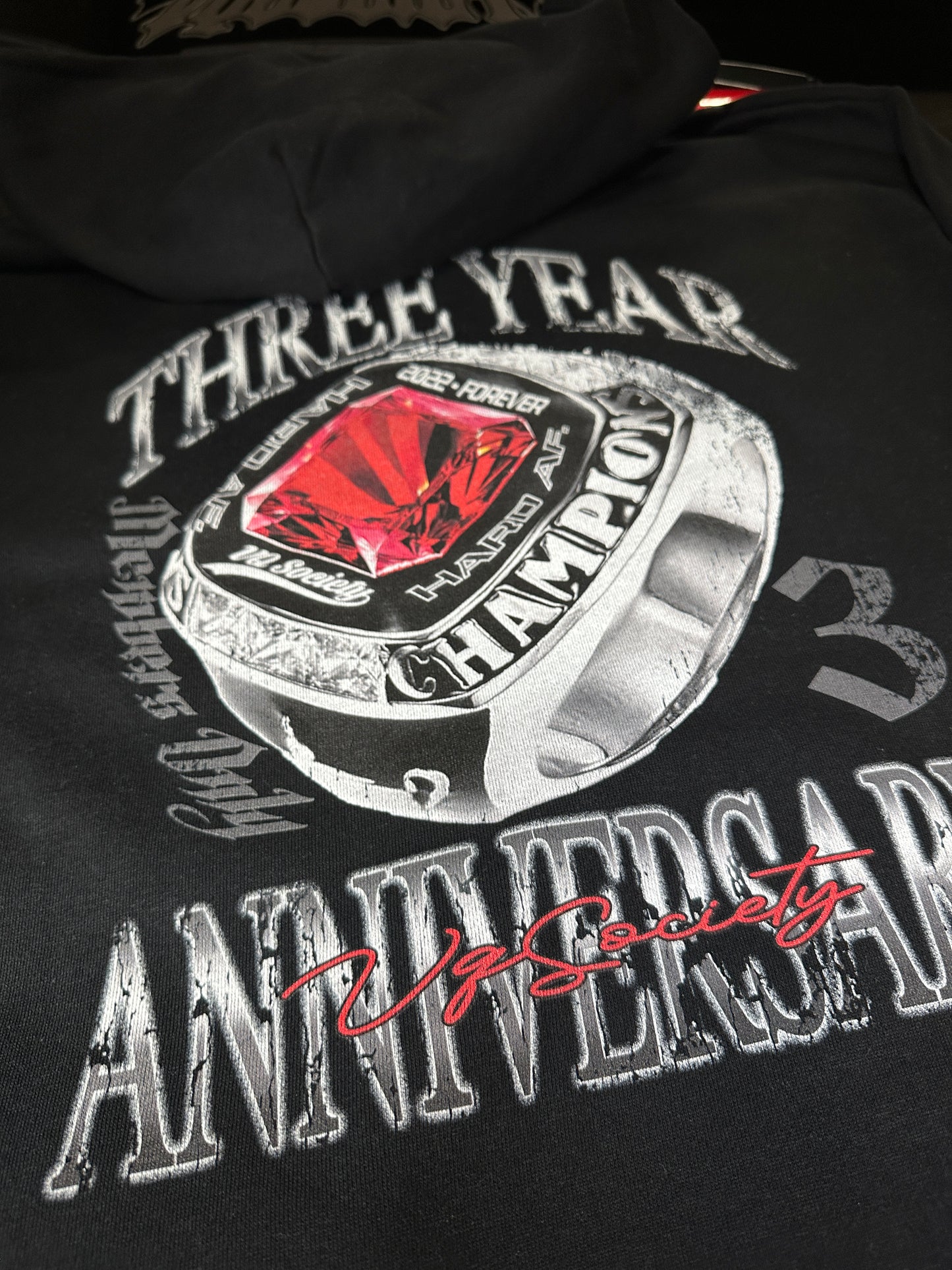 3 YEARS ANNIVERSARY HOODIE