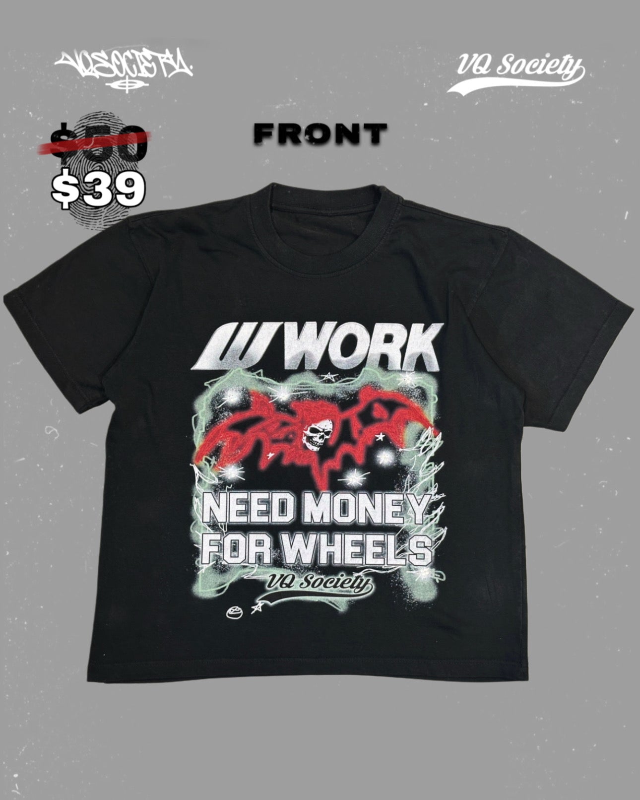 ///WORK HARDER T-SHIRT