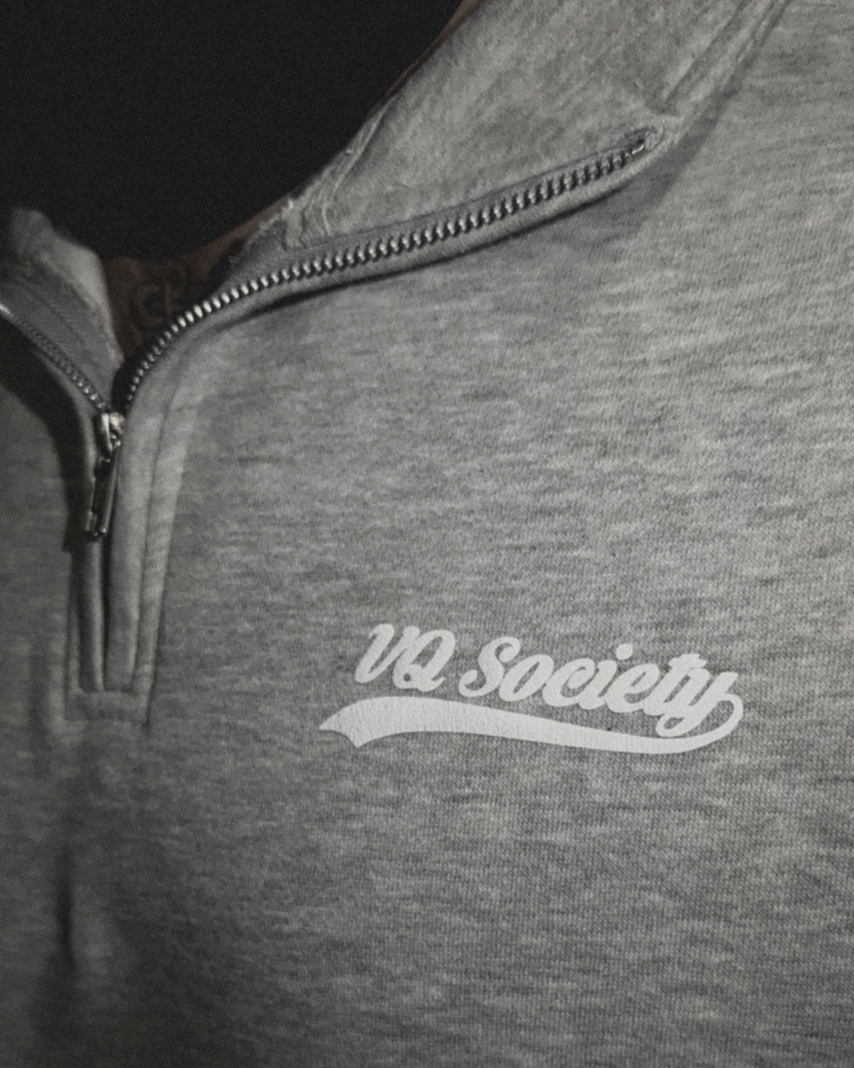 “MATCHA” QUARTER ZIP (puff print)