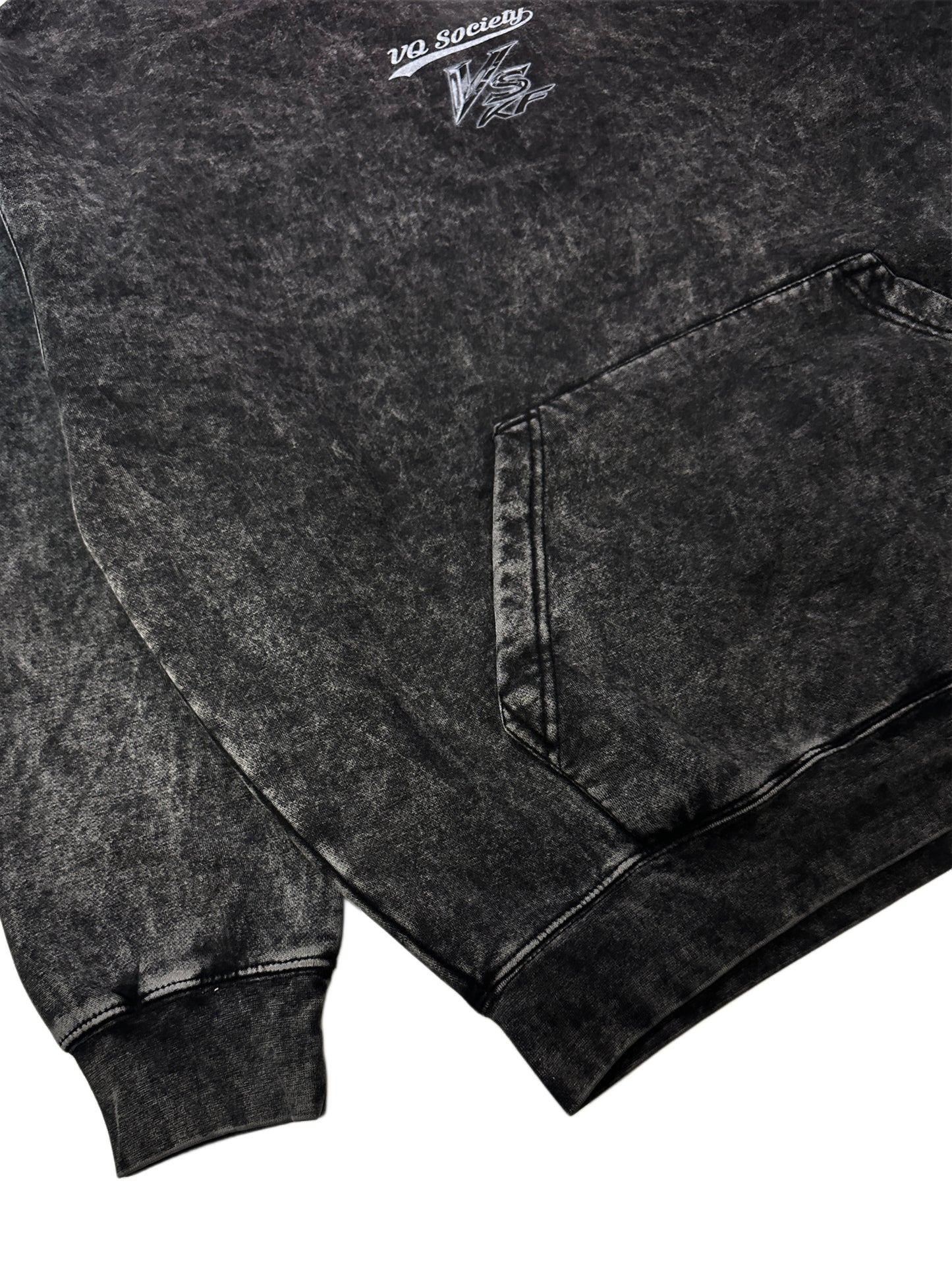 BALLER WHEELS HOODIE (GRAY WASHED dye)