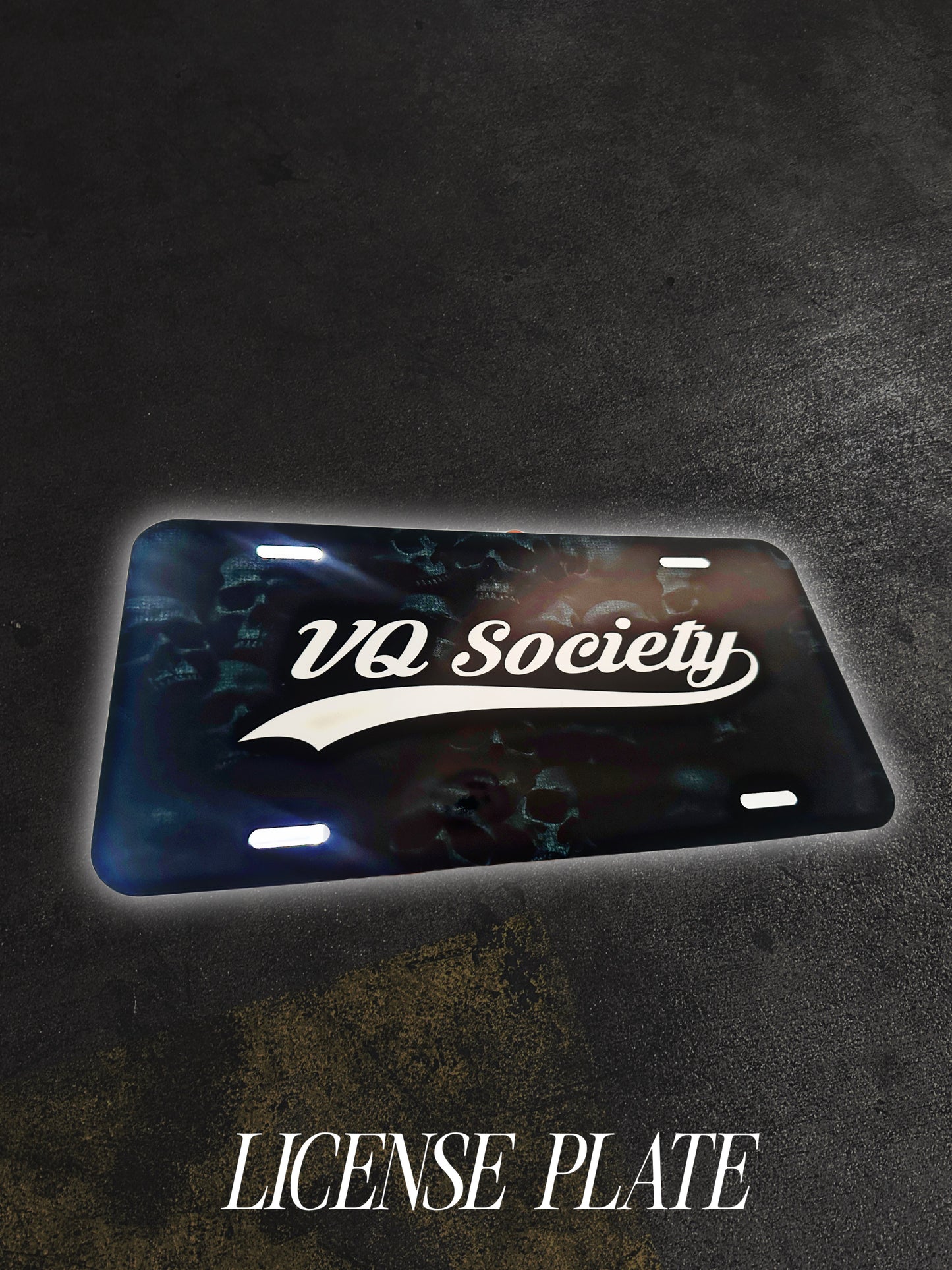 VQSOCIETY LICENSE PLATE