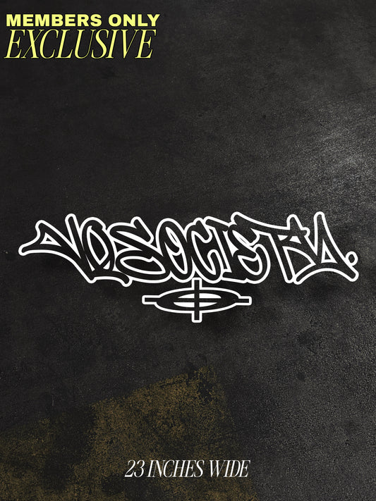 GRAFFITI REAR BANNER OUTLINE☆