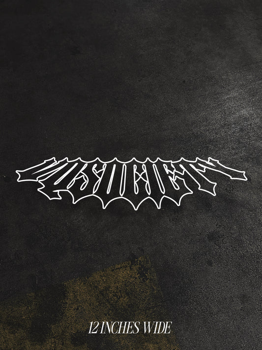 REAR WORLDWIDE SOLIDS BANNER (OUTLINE) (SUPPORTER)