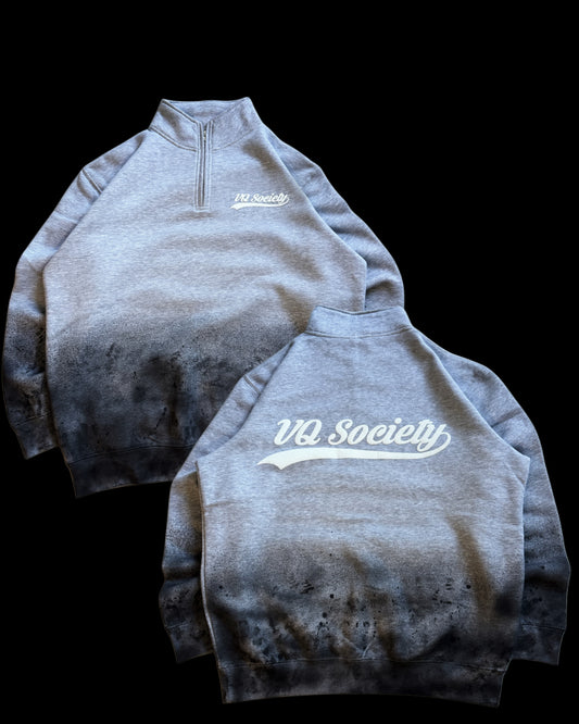 “MATCHA” QUARTER ZIP (puff print)
